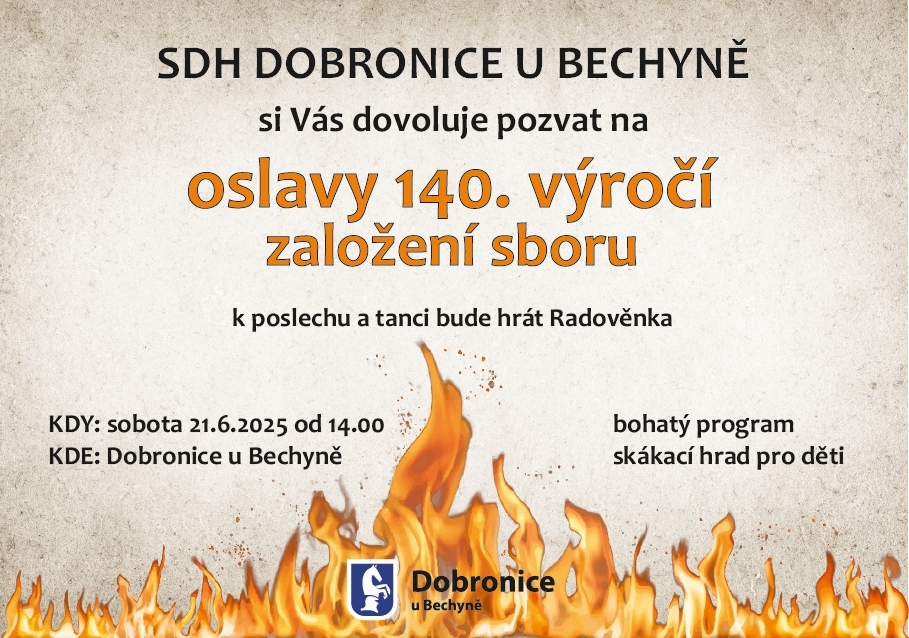 140. výročí SDH Dobronice