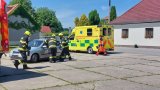 Ukázka zásahu IZS u nehody - vyproštění osob