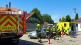 Ukázka zásahu IZS u nehody - vyproštění a záchrana  osob