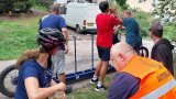 Dobronice koloběžky - průjezd kontrolou