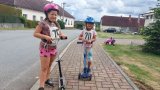 Dobronice Koloběžky - nejmladší závodníci