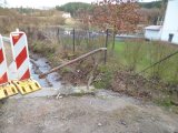 Oprava silnice k řece