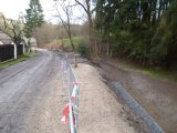 Oprava silnice k řece